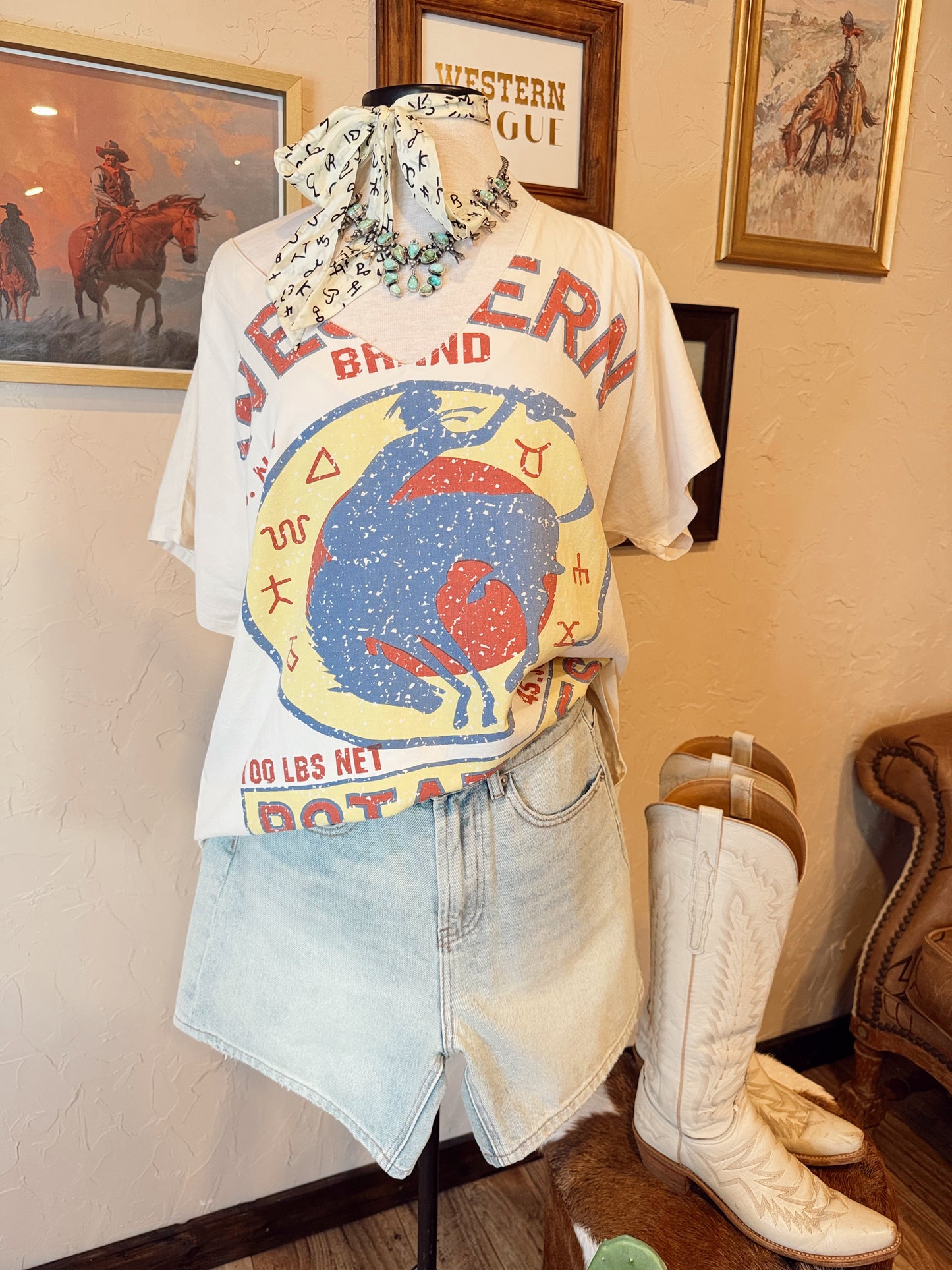 The Seasons Best Branded Bronc Top