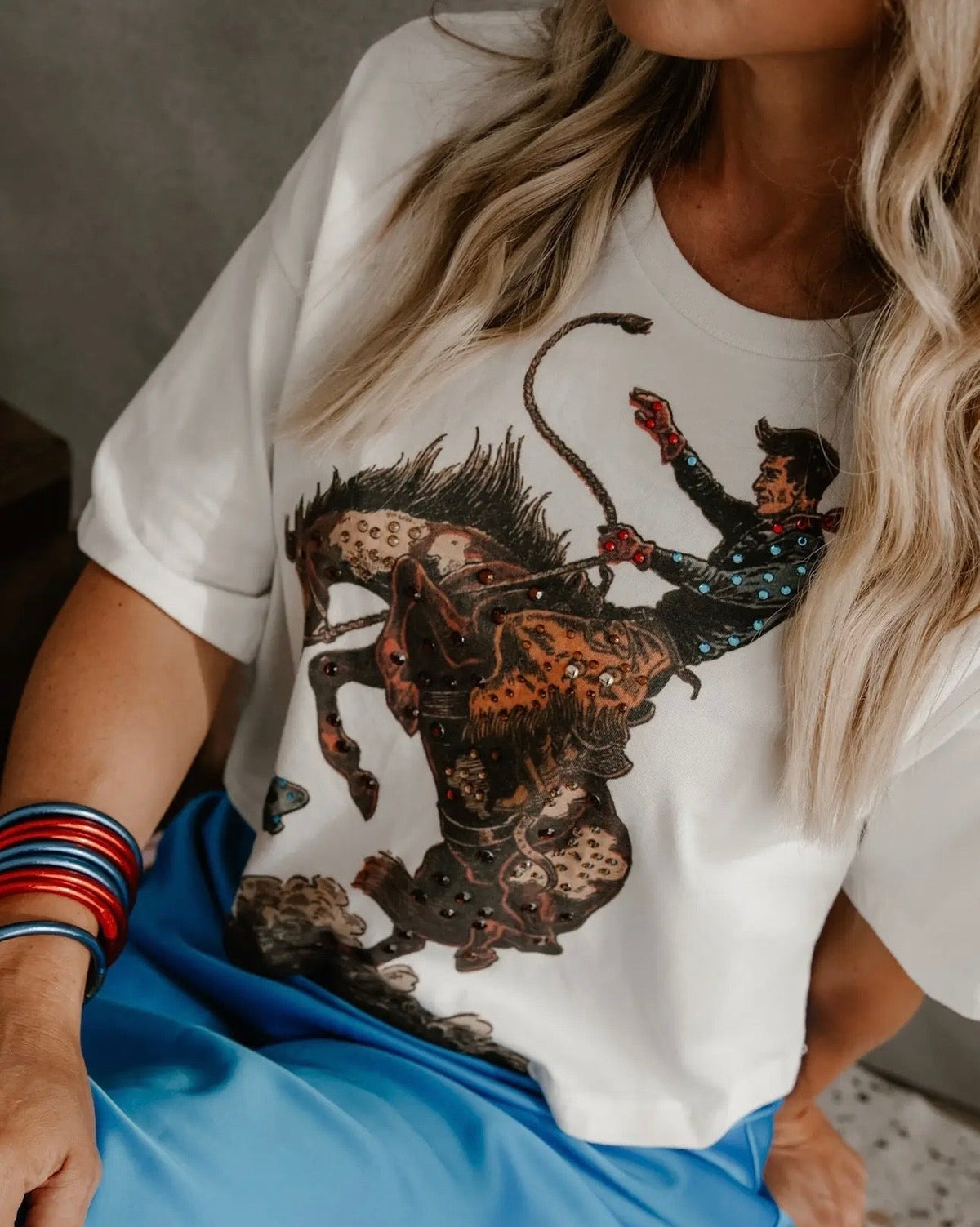 The Rhinestone Bronc T-Shirt