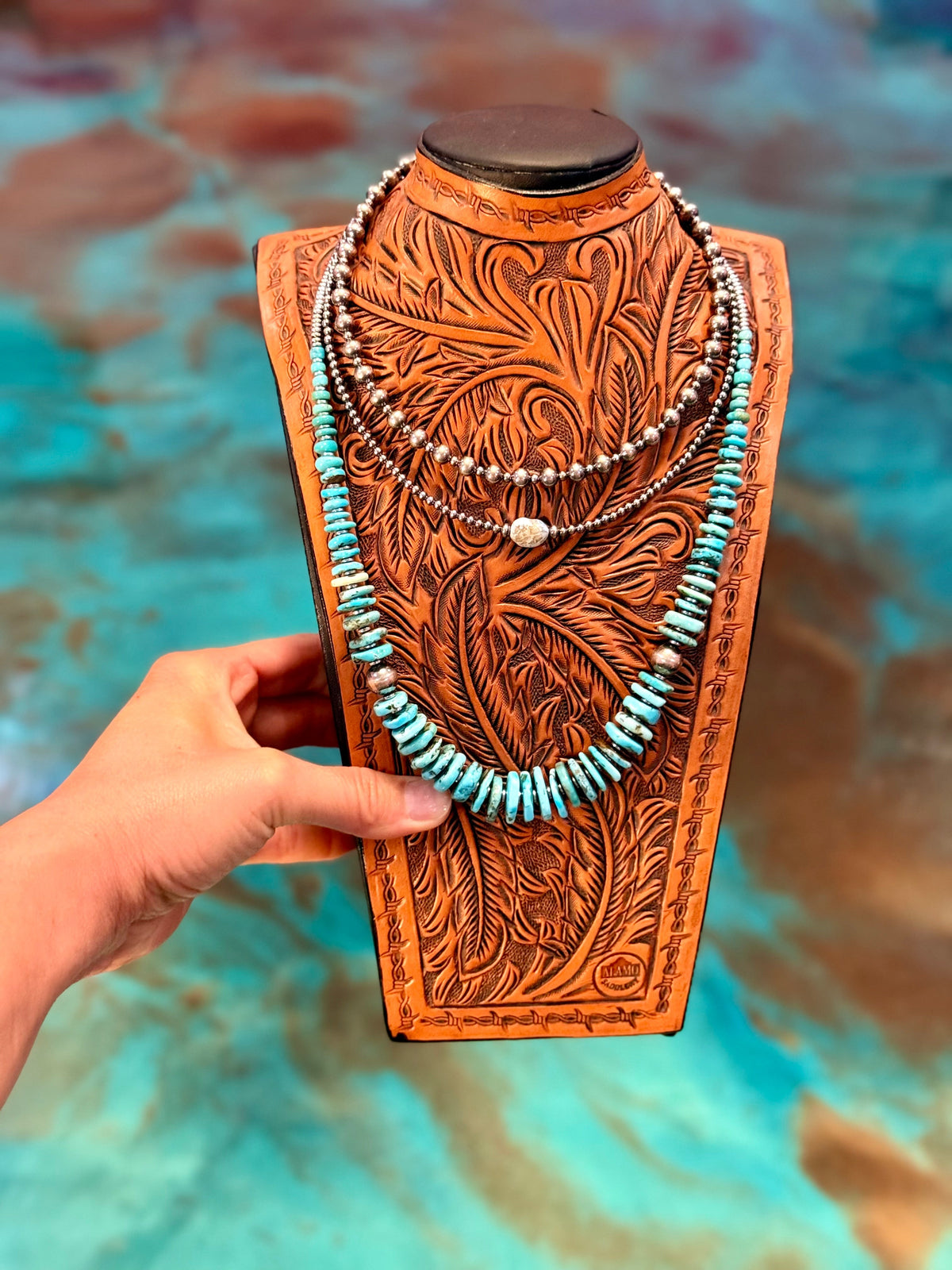Golden Hills & Icy Blue Turquoise
