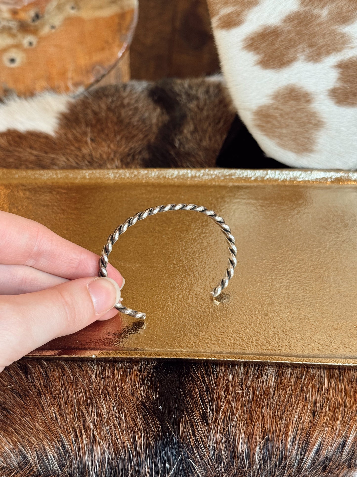 The Twisted Wire Cuff