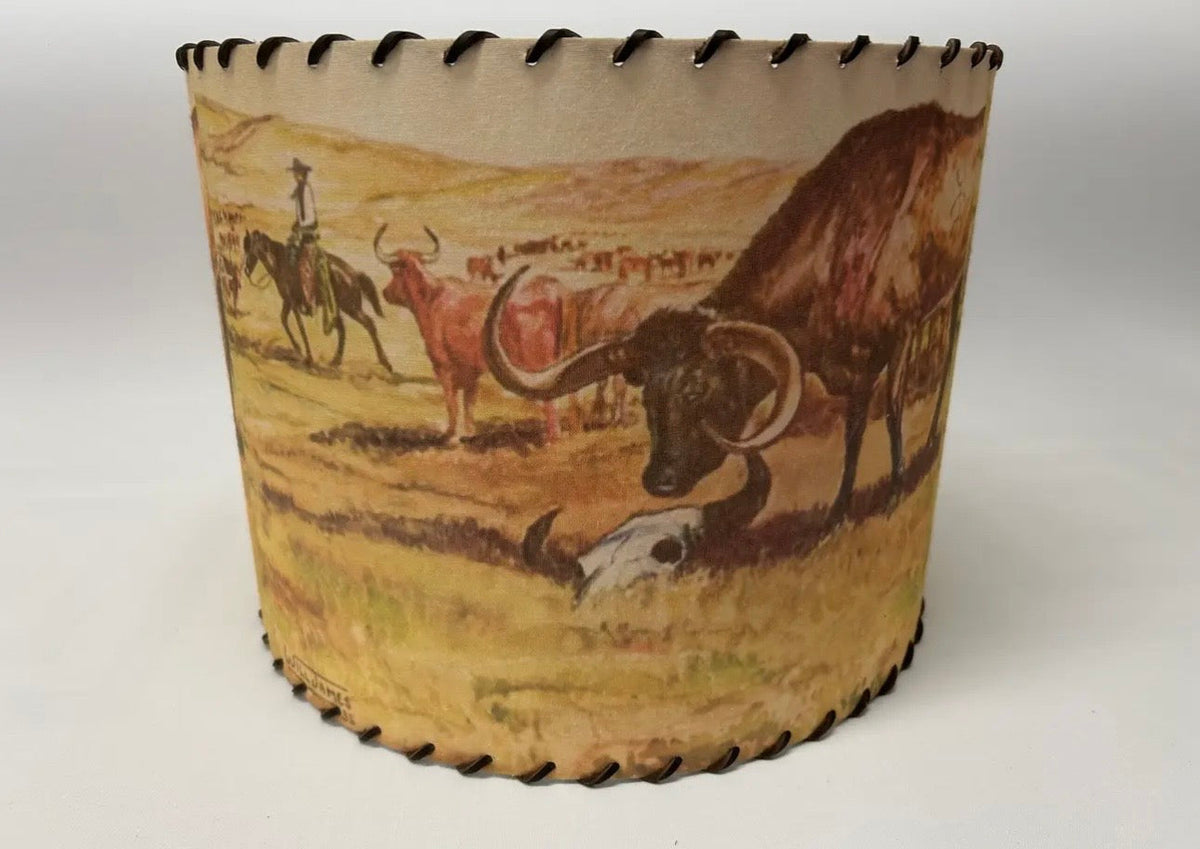 The Vintage Cattle Ranch Lampshade