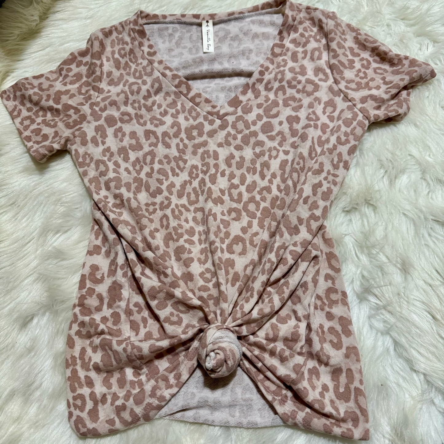 Blush Leopard Tee