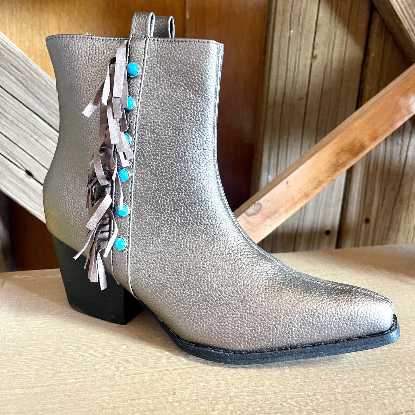 Boujee Babe Booties - Champagne