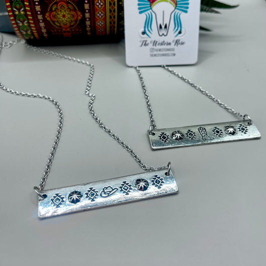 Western Days Bar Necklace