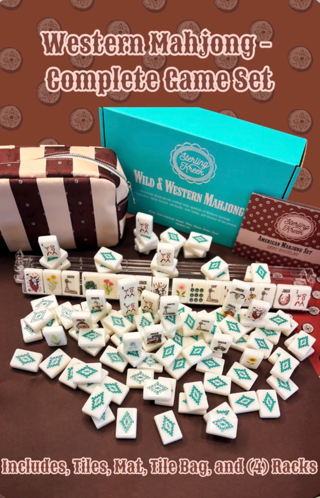 Wild West Mahjong Set - COMPLETE