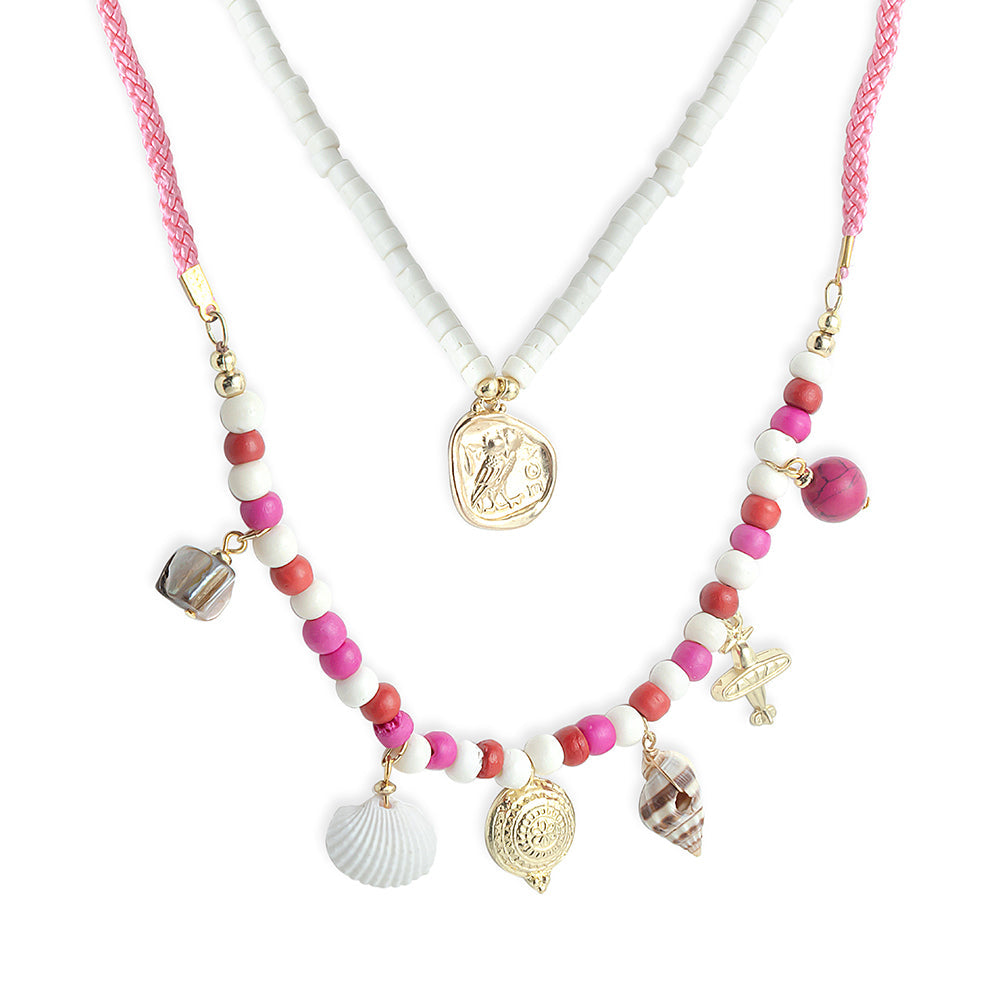 My Treasures Necklace In Rose