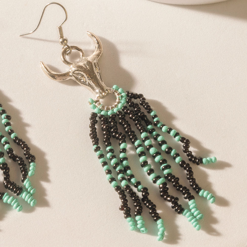 Myra Wichita Bones Earrings in Canyon Blue