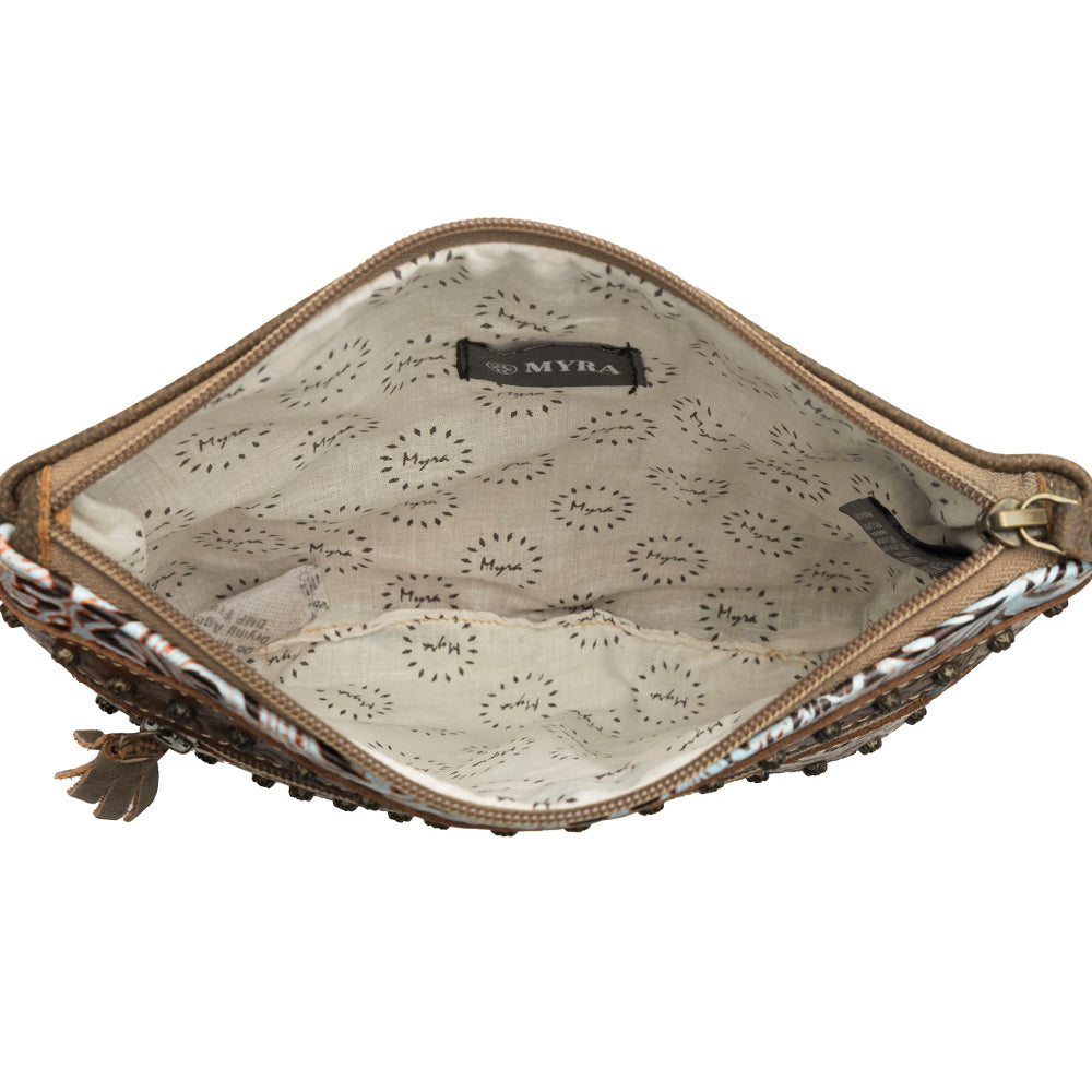 Azure Aesthetic Leather & Hairon Bag
