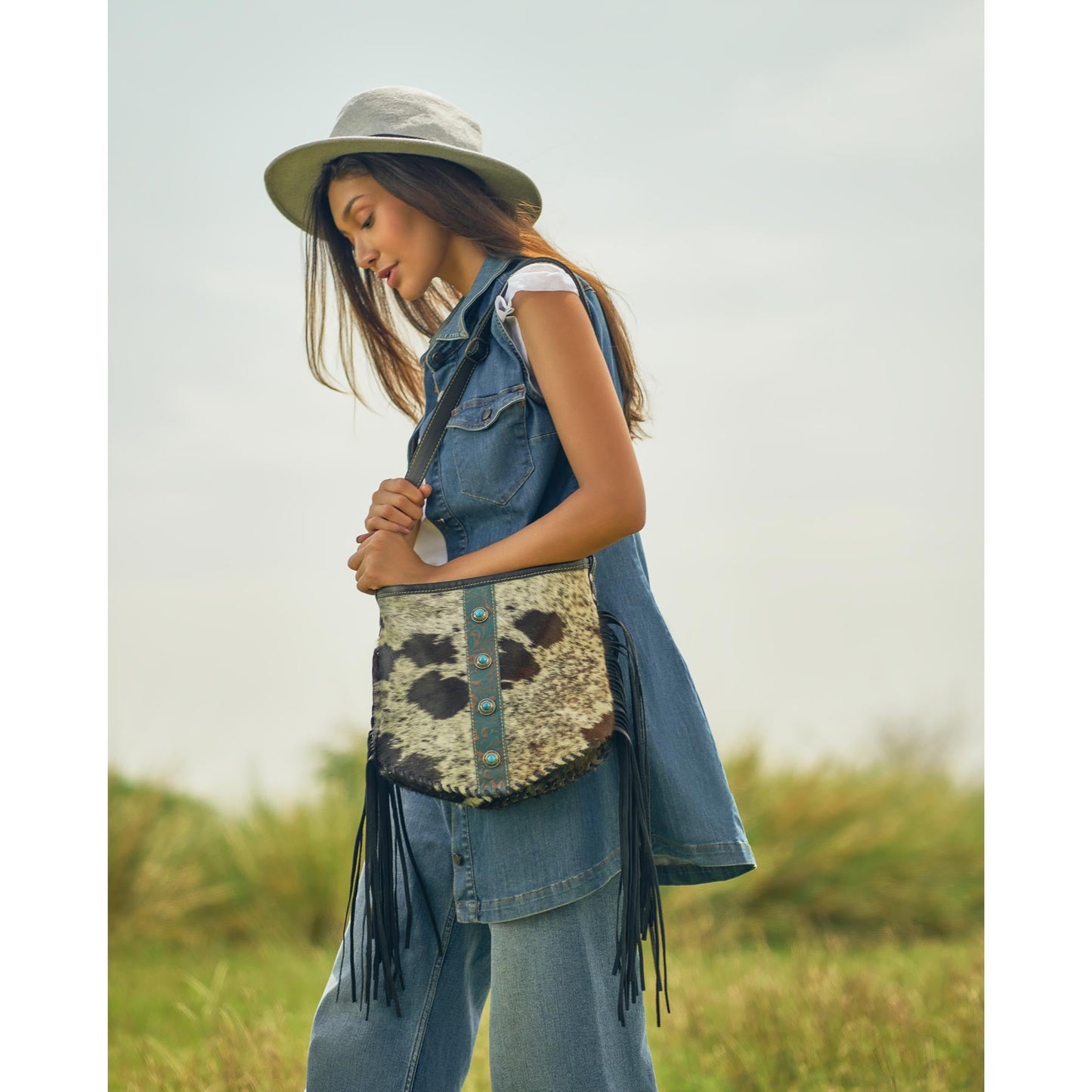 Paradox Leather & Hairon Bag