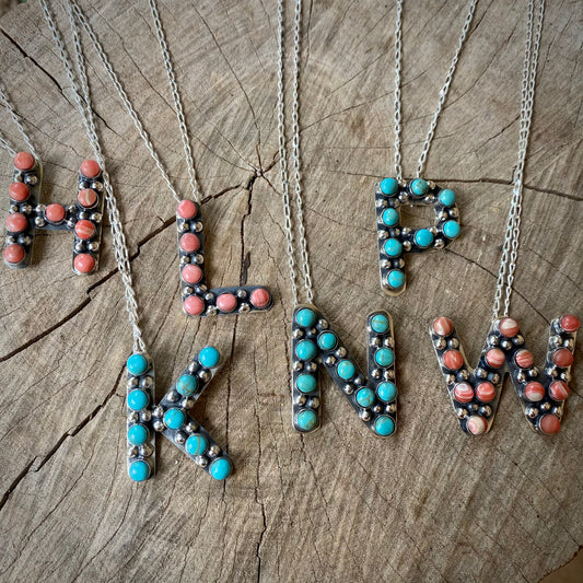 Genuine  Letter Necklaces