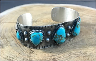 Turquoise Ruler Cuff