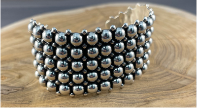 Large Sterling Multiball Cuff