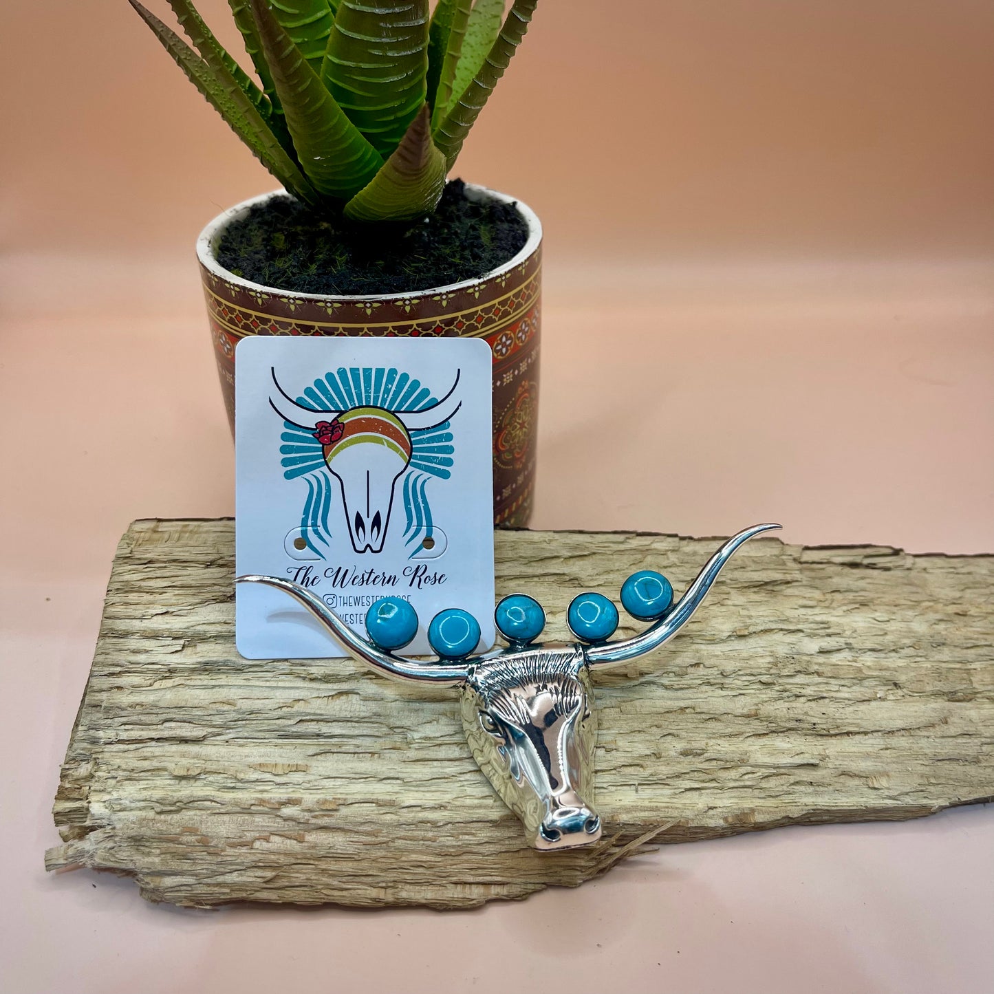 All Turquoise No Bull Pendant