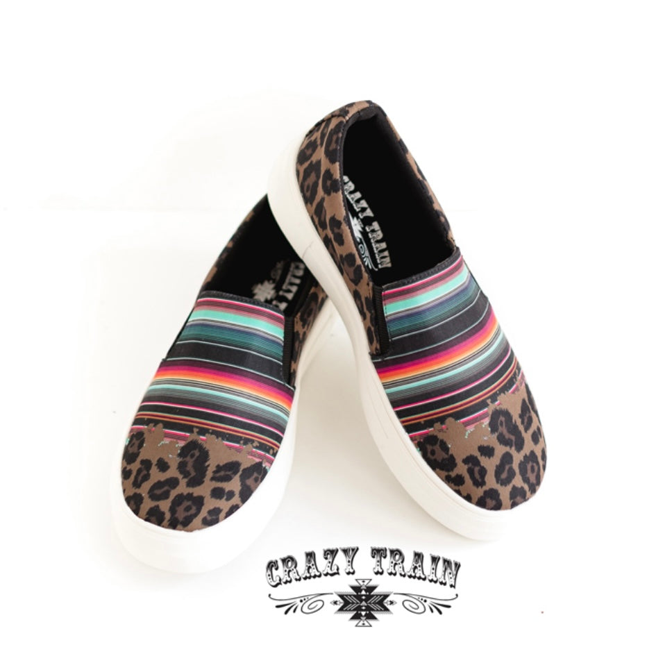 Leopard Serape Shoes
