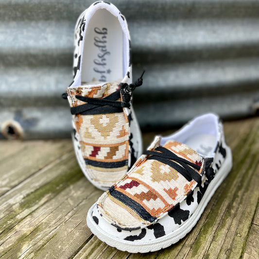 Aztec & Cowprint Sneakers