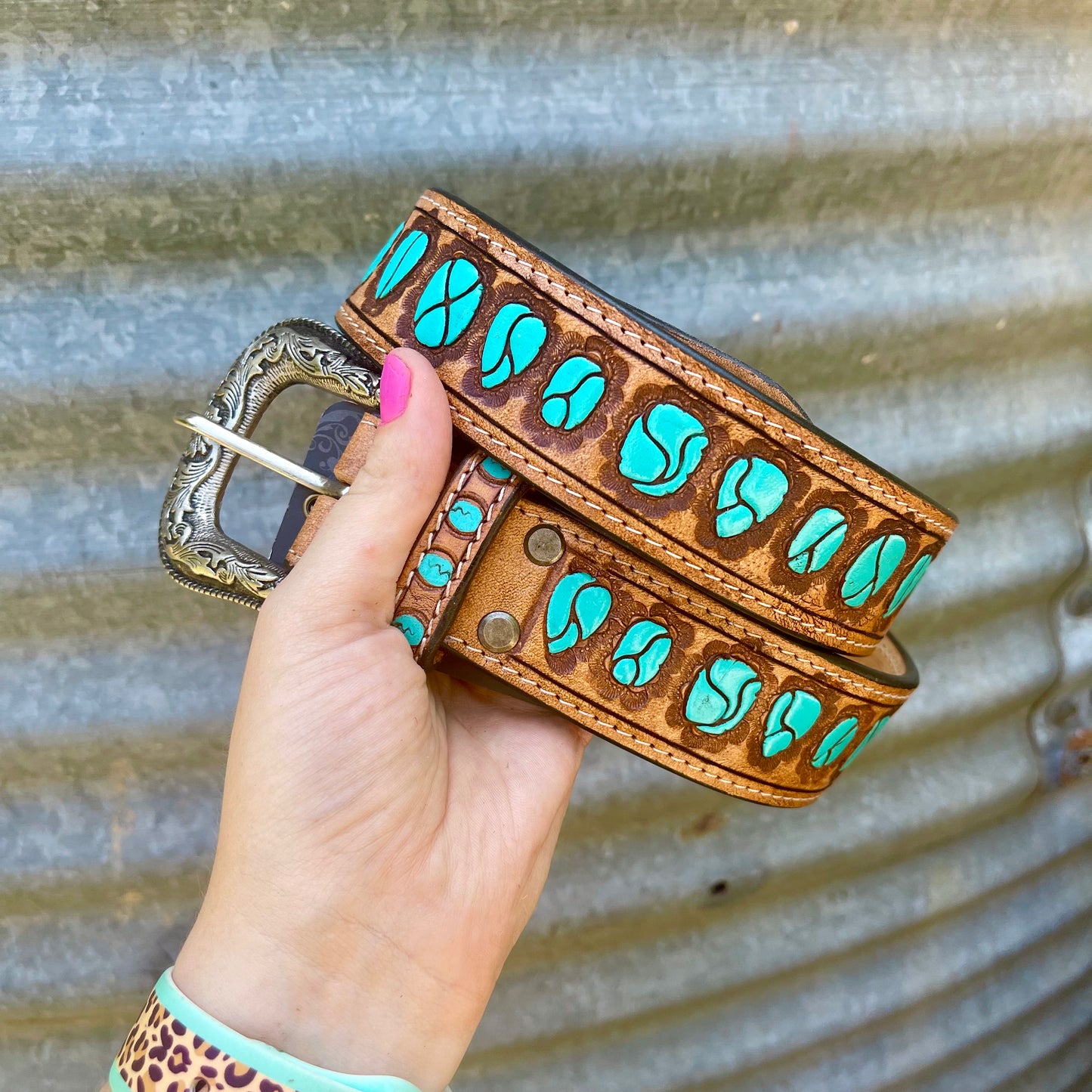 Turquoise Nugget Belt