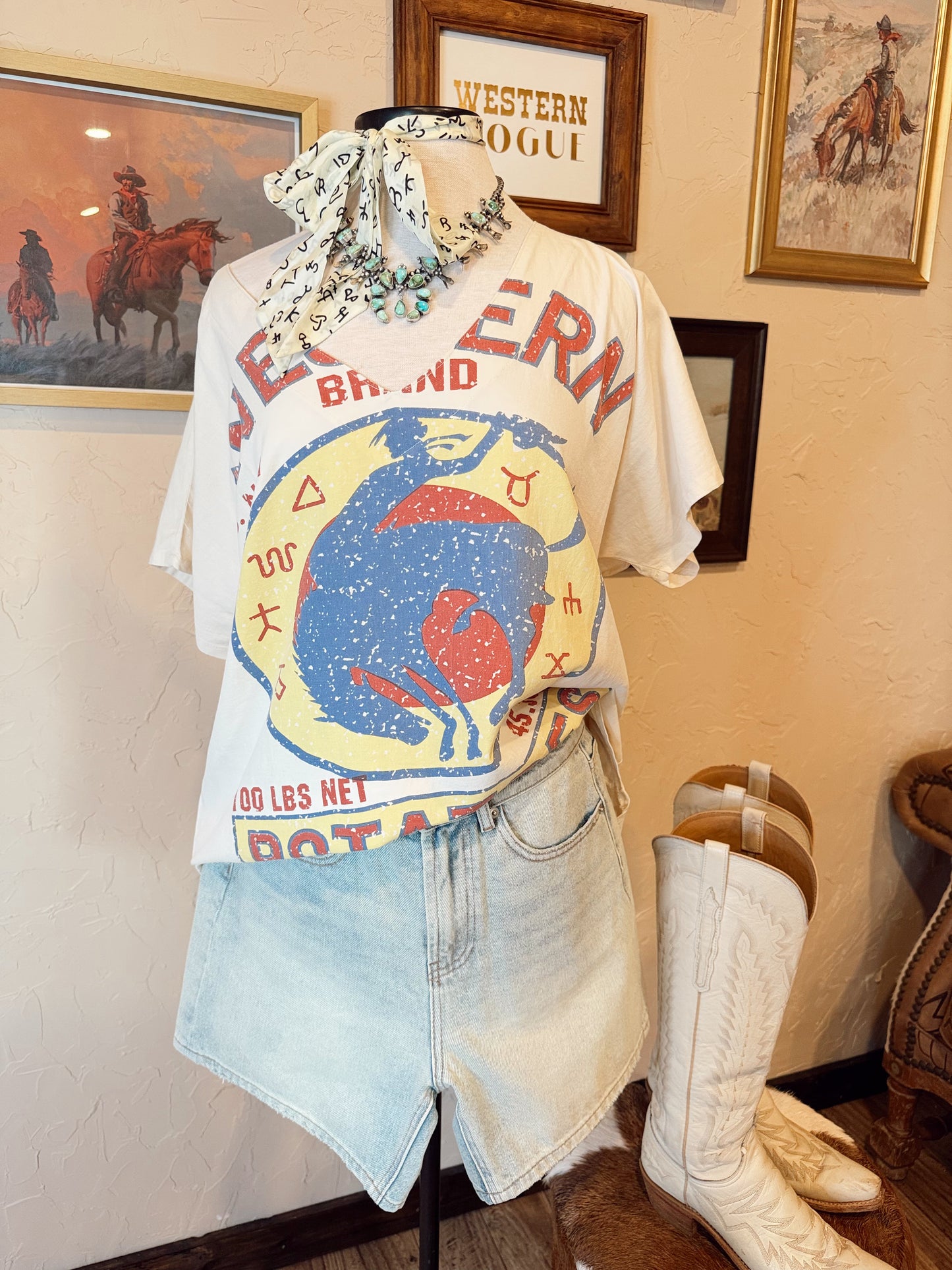 The Seasons Best Branded Bronc Top