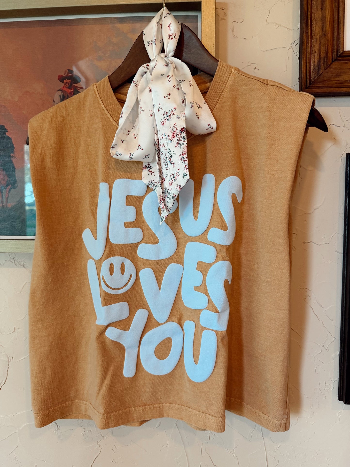The Jesus Loves You Muscle Tee