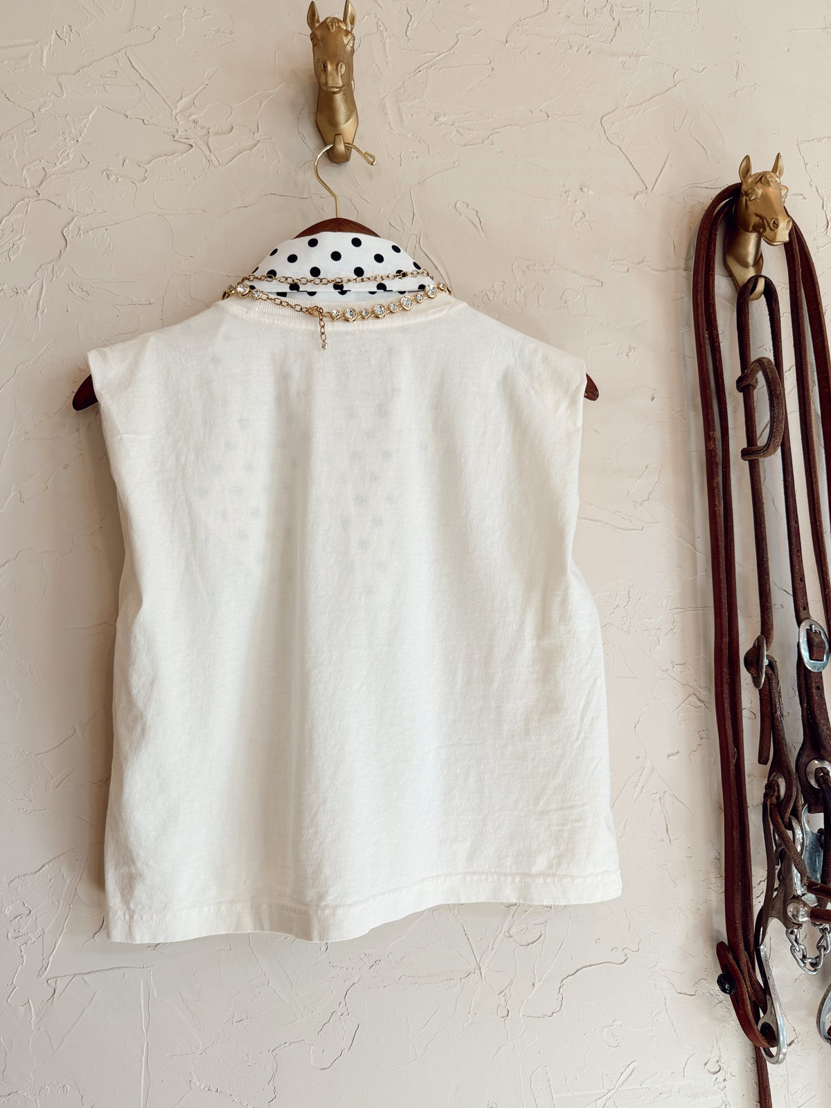 The Polka Dot Faux Collar