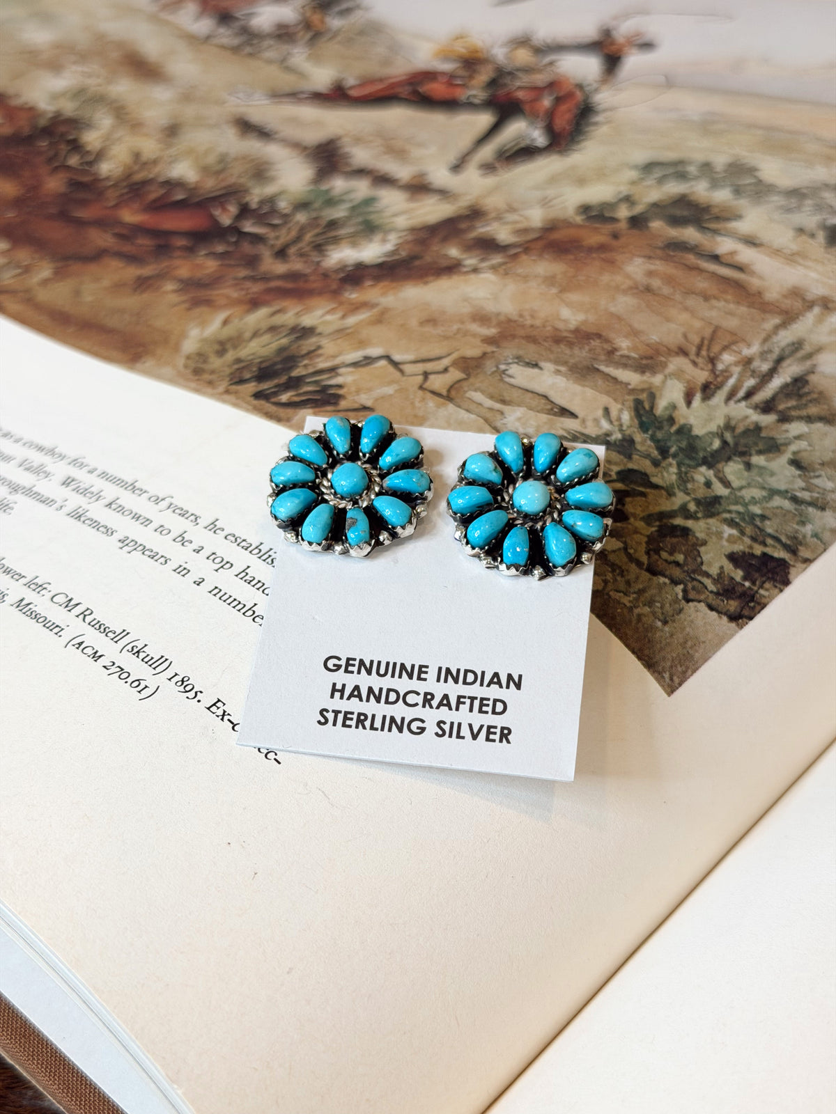The Rusk Earrings Brighter Blue