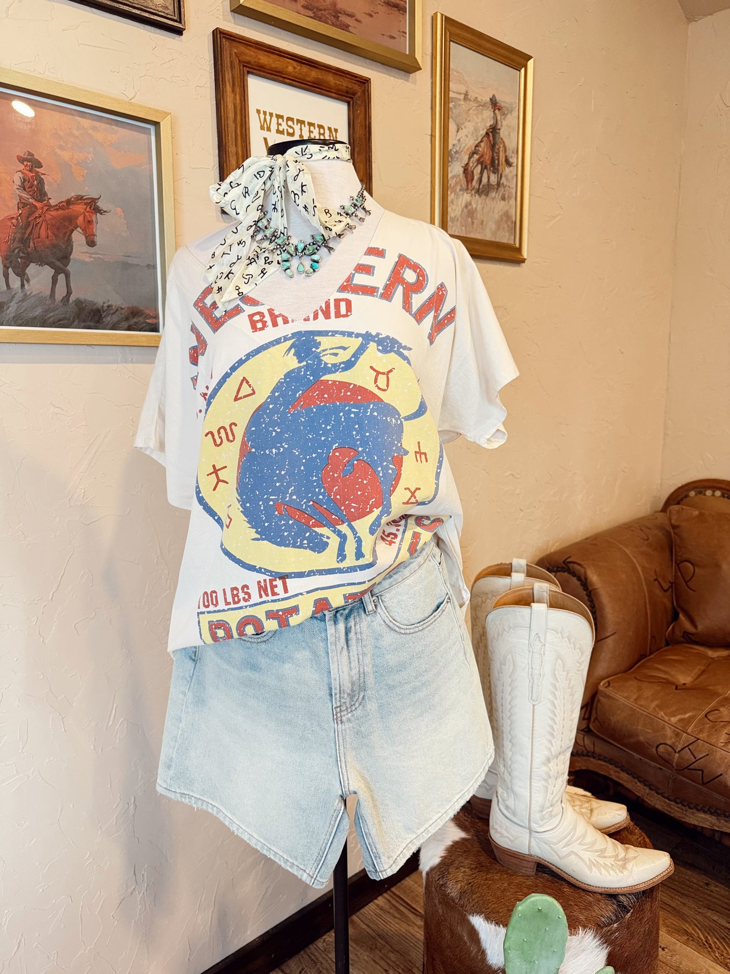 The Seasons Best Branded Bronc Top