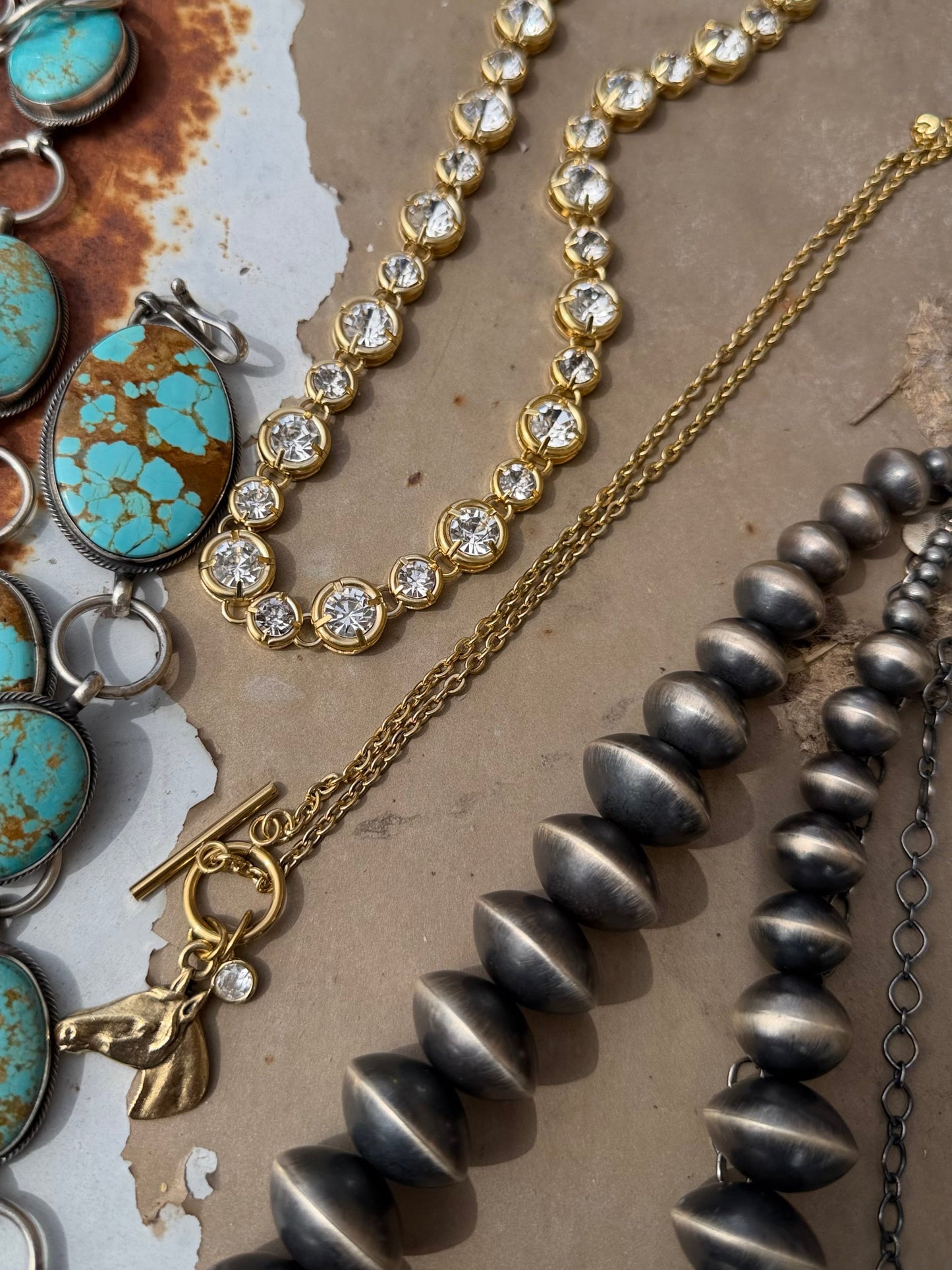 The Filly Necklace in Gold