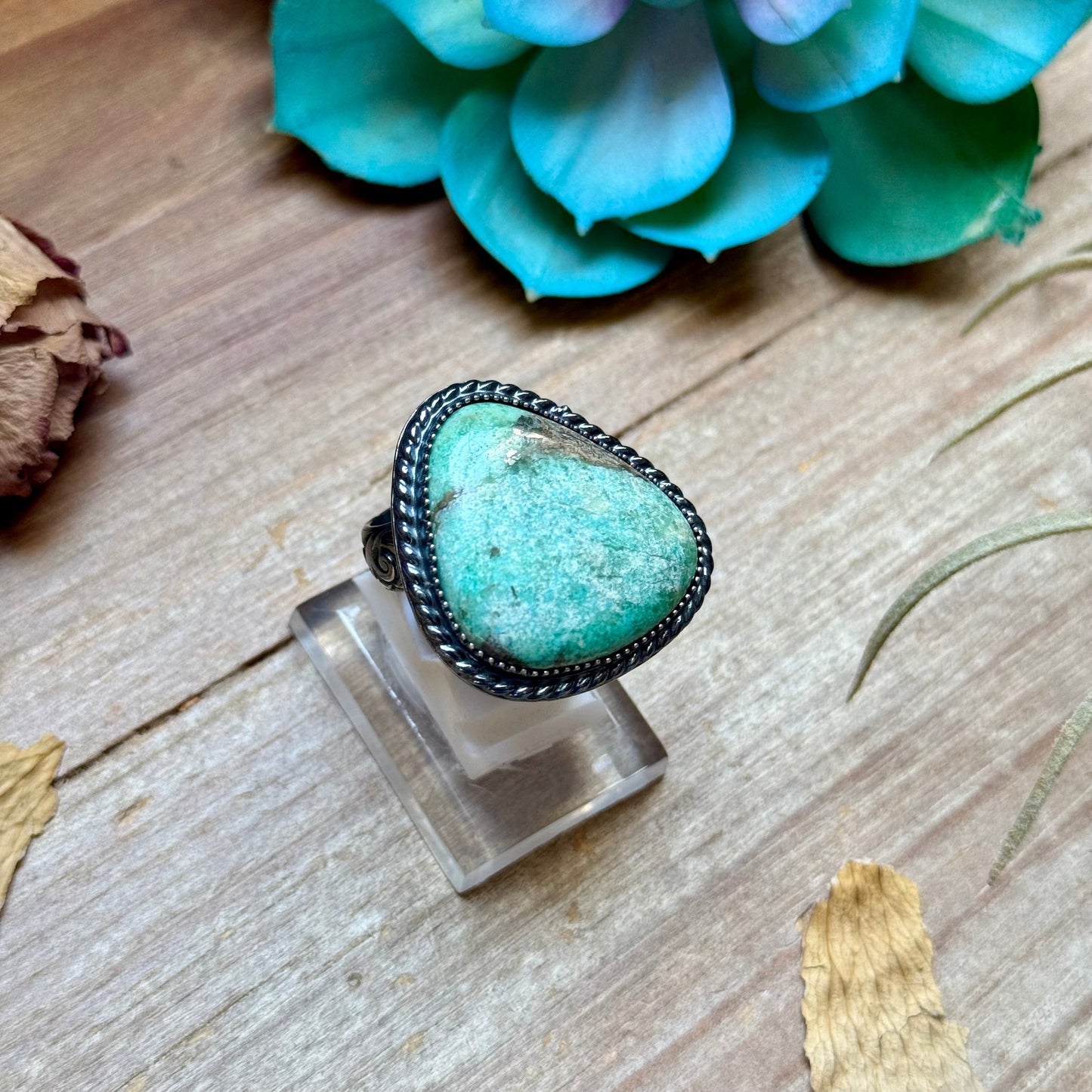 MJ Ring Free-Form Light Turquoise