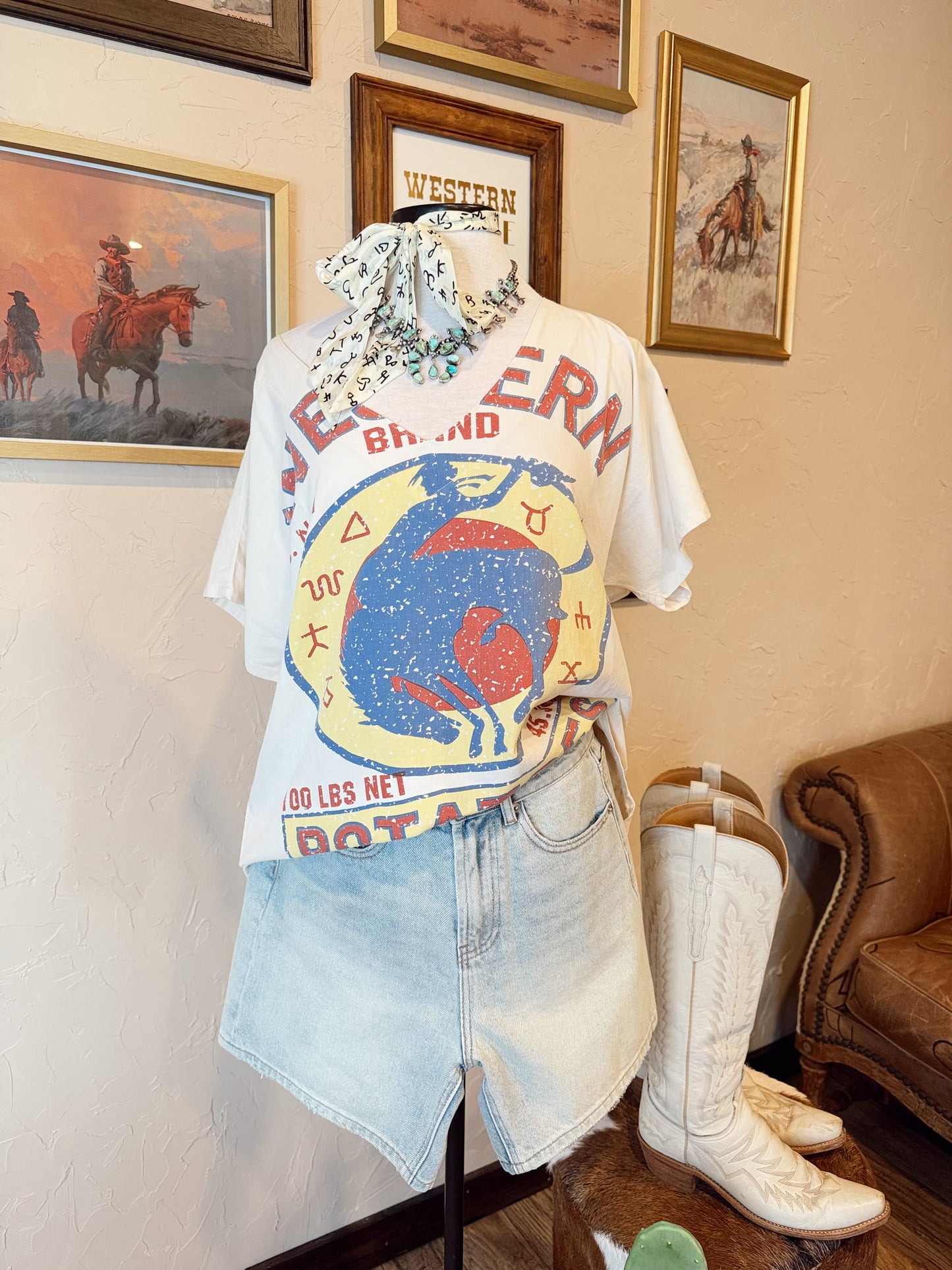 The Seasons Best Branded Bronc Top