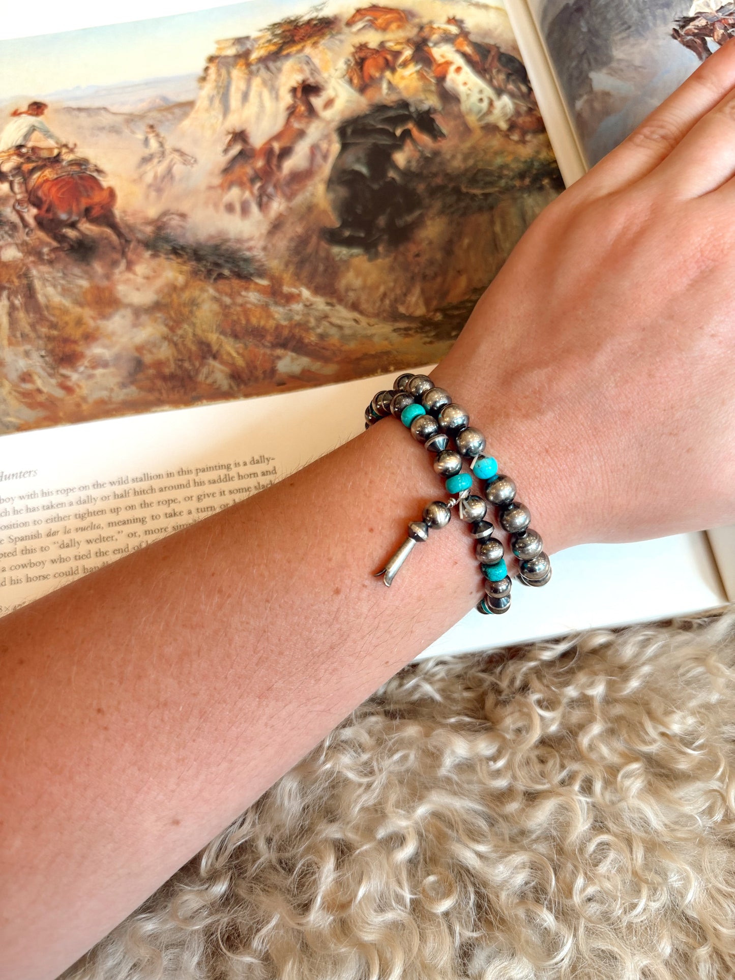 The Stretchy Navajo Pearl Bracelet