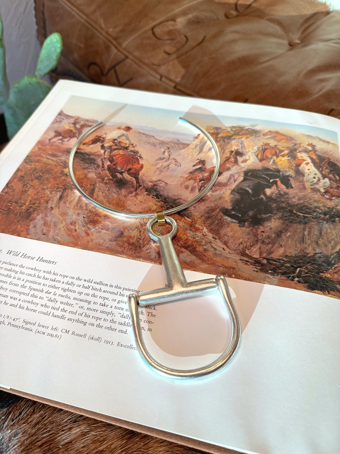 The Mason Large Equestrian Bit Necklace {GOLD + SILVER}