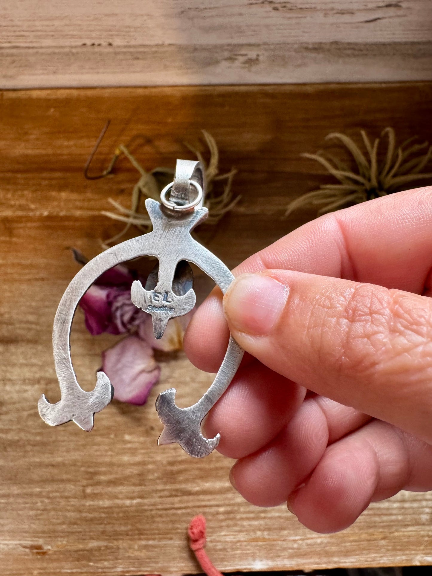 Naja Pendant with Turquoise – Sterling Silver