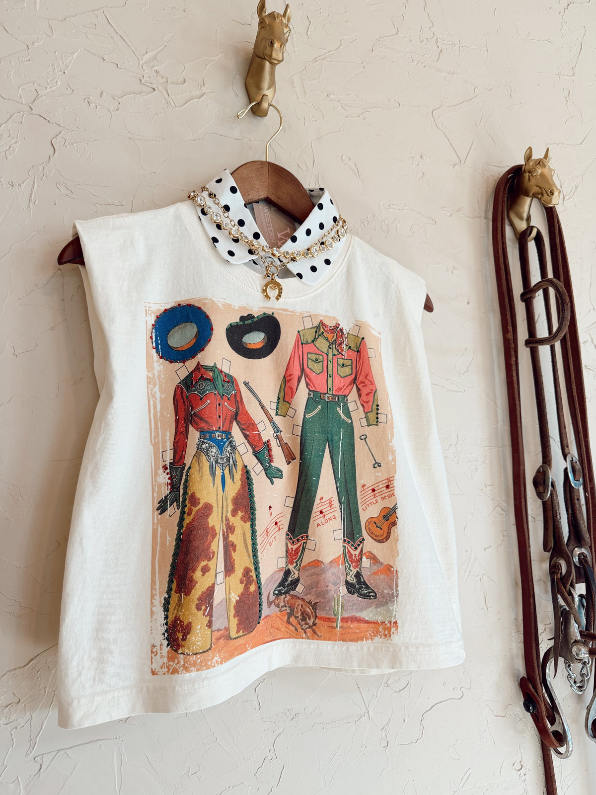 The Polka Dot Faux Collar