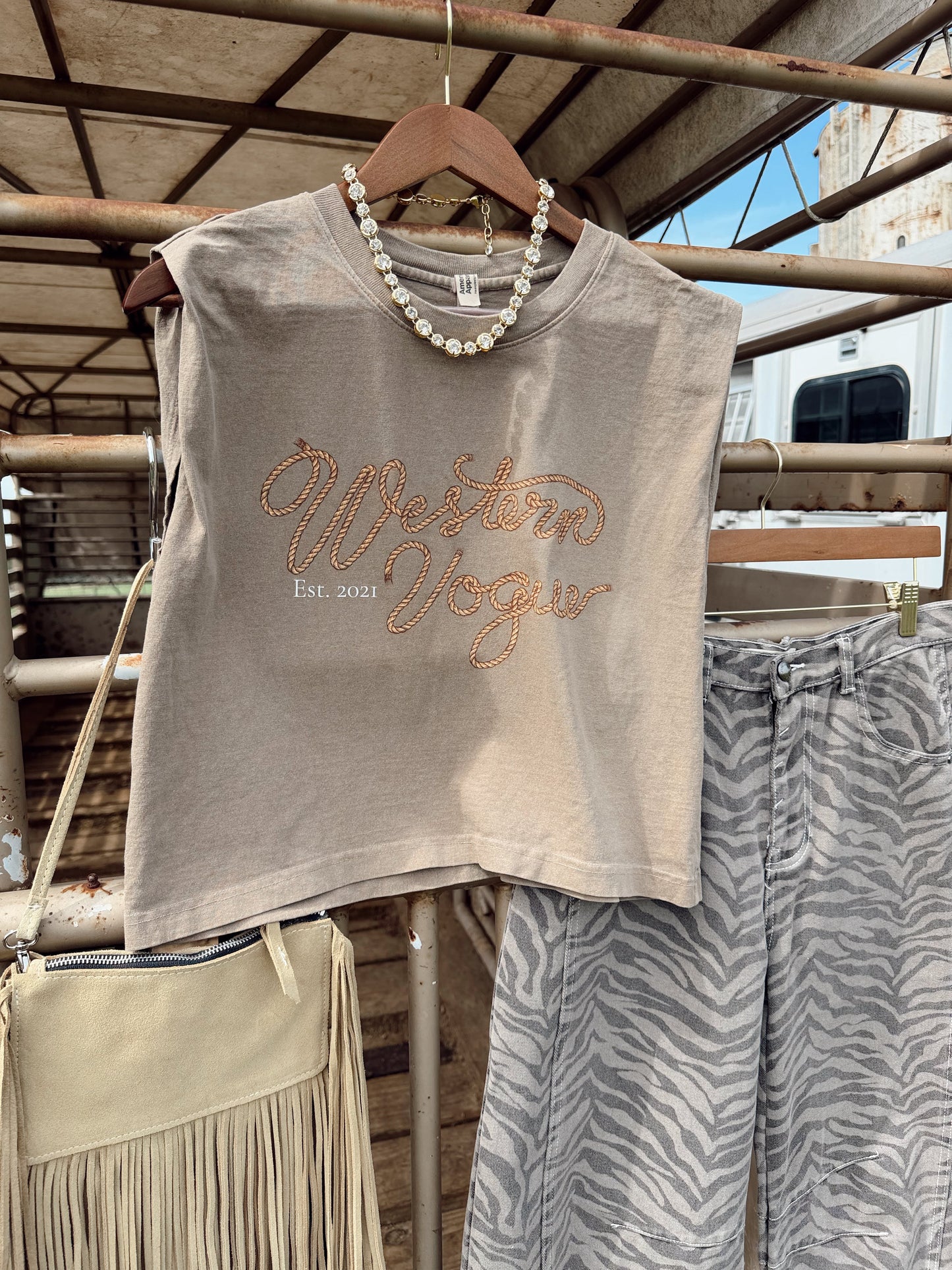 The Western Vogue Muscle Tee