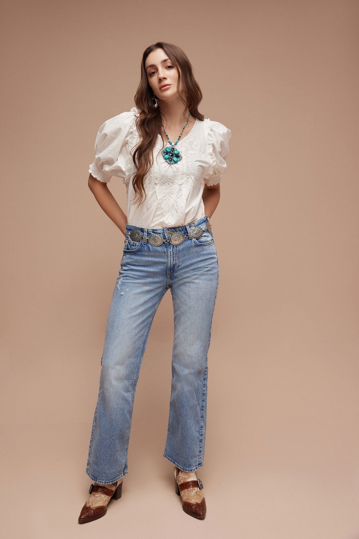 Bohera Abigailâ€™s Charm Lace Top