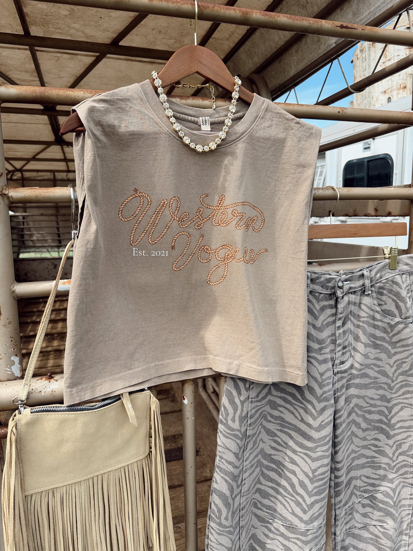 The Western Vogue Muscle Tee