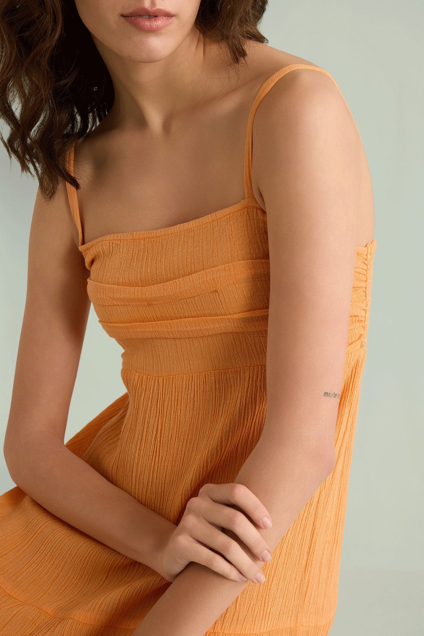 Olivia's Dream Dress In Orange