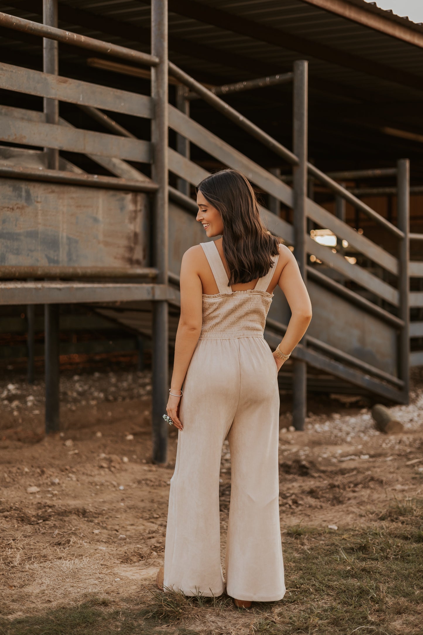 The Sierra Suede Jumpsuit