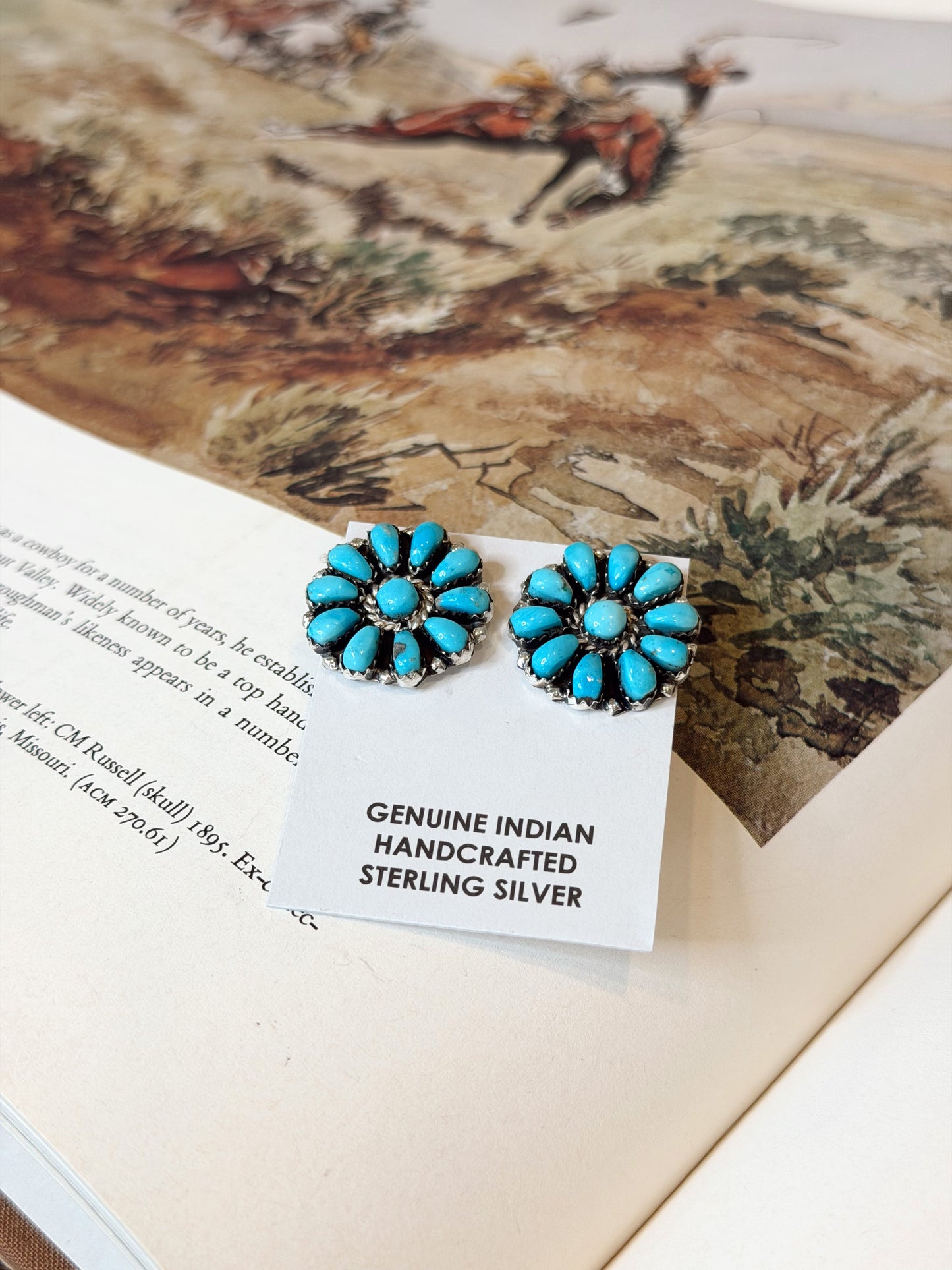 The Rusk Earrings Brighter Blue