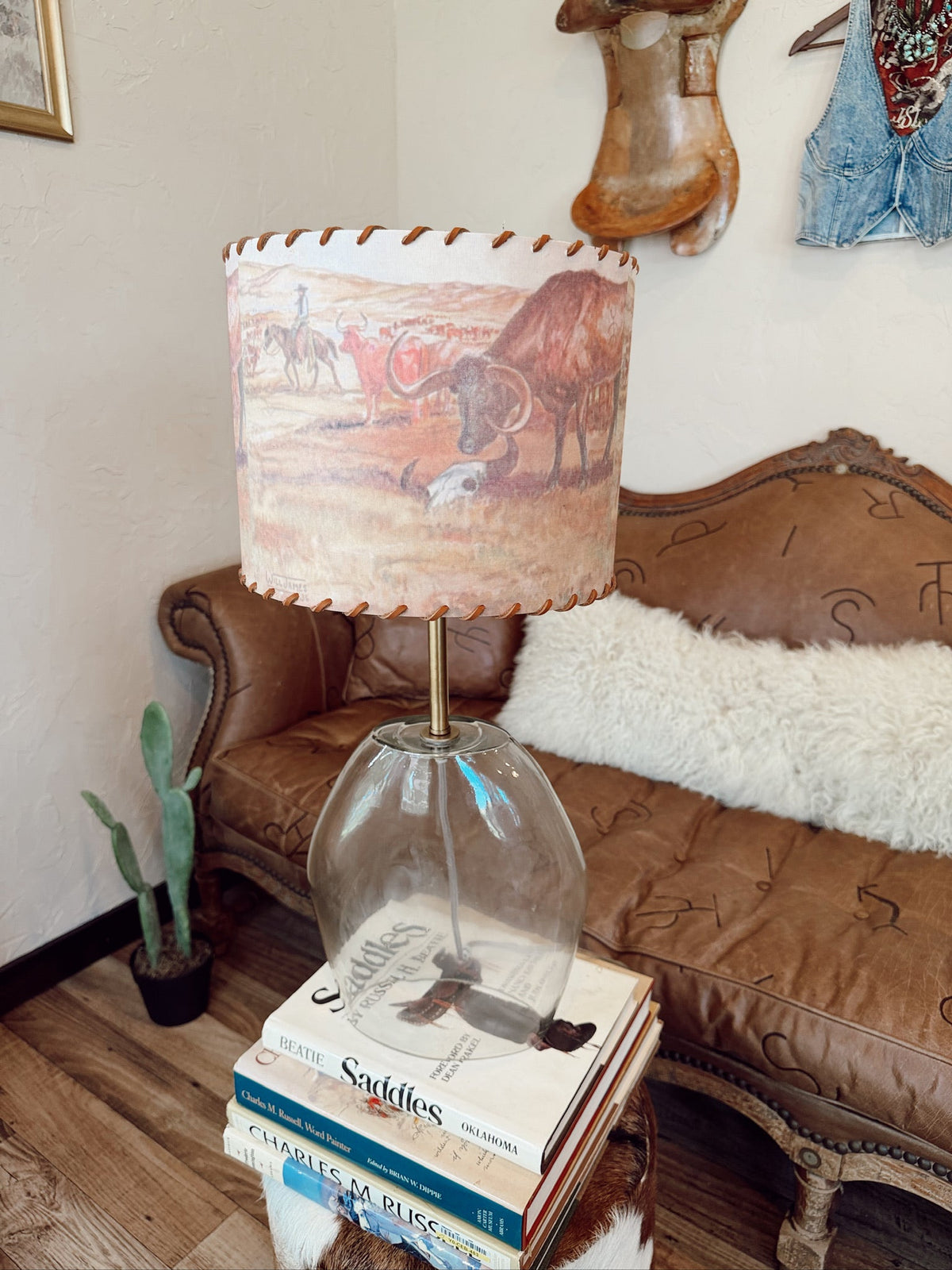 The Vintage Cattle Ranch Lampshade
