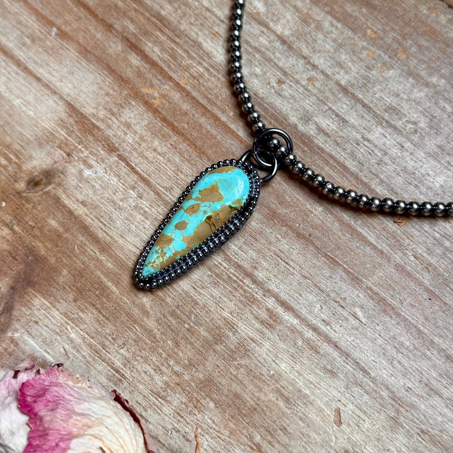 ***FREE Sterling Silver Pearl Necklace + MJ Royston Turquoise Pendant