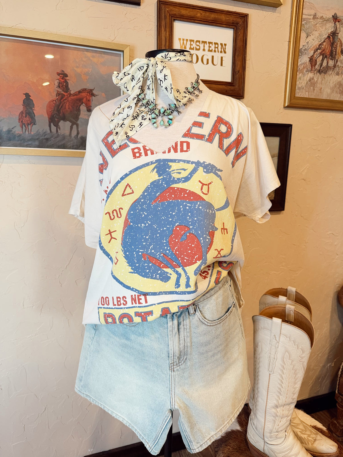 The Seasons Best Branded Bronc Top
