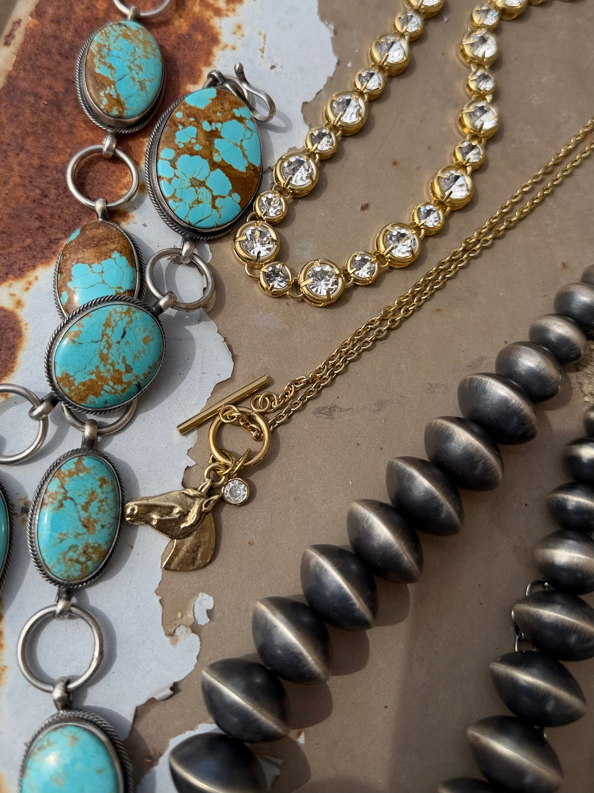 The Filly Necklace in Gold