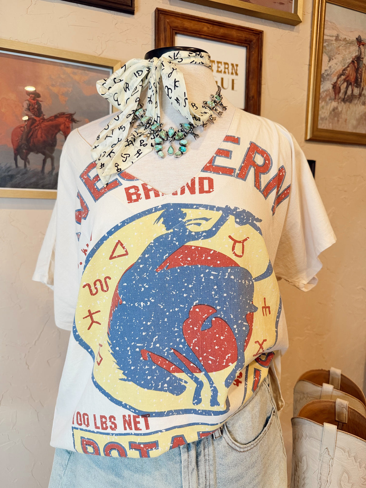 The Seasons Best Branded Bronc Top