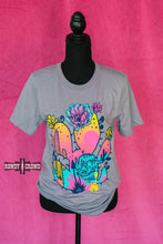 Load image into Gallery viewer, western apparel, western graphic tee, graphic western tees, wholesale clothing, western wholesale, women&#39;s western graphic tees, wholesale clothing and jewelry, western boutique clothing, western women&#39;s graphic tee, neon cactus graphic tee, cacti graphic tee, cactus, bright graphic tee, colorful graphic tee, neon graphic tee, colorful western graphic tee western cactus graphic tee