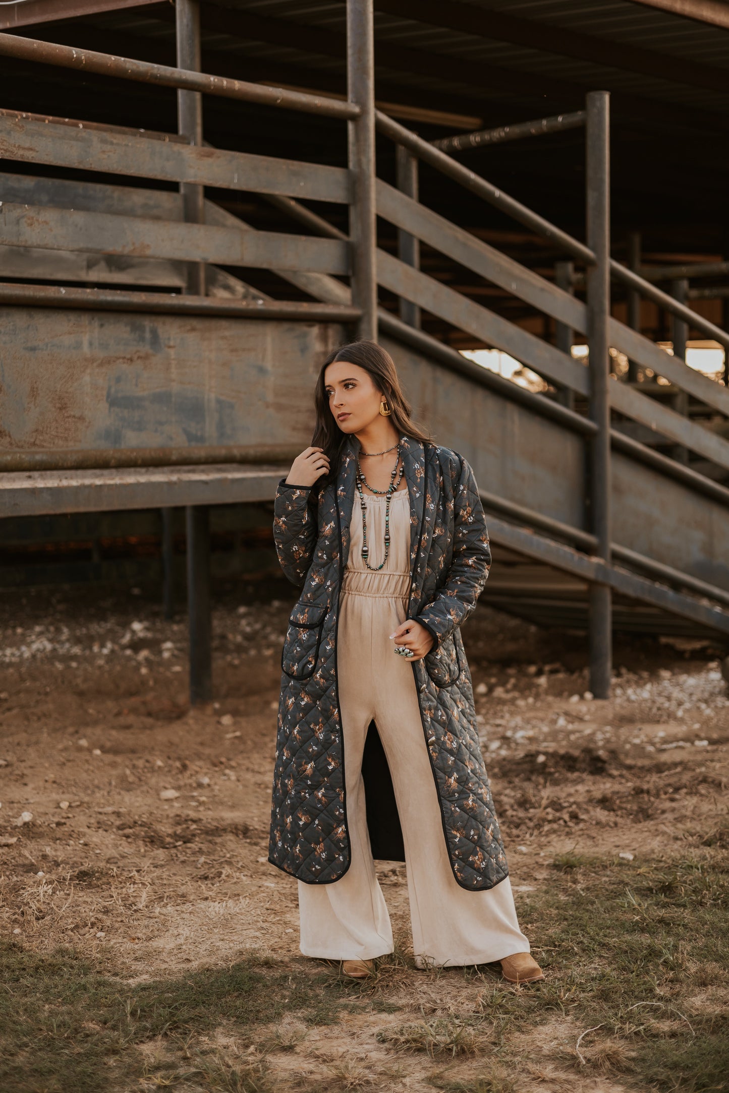 The Sierra Suede Jumpsuit