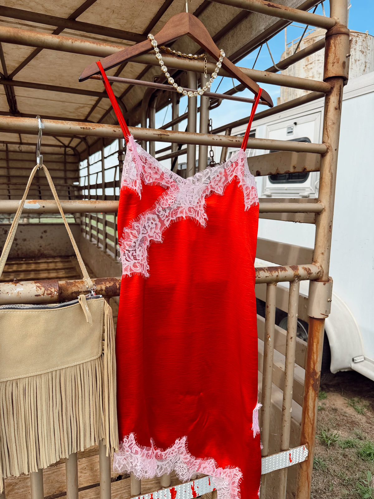 The Bliss Dress in Red