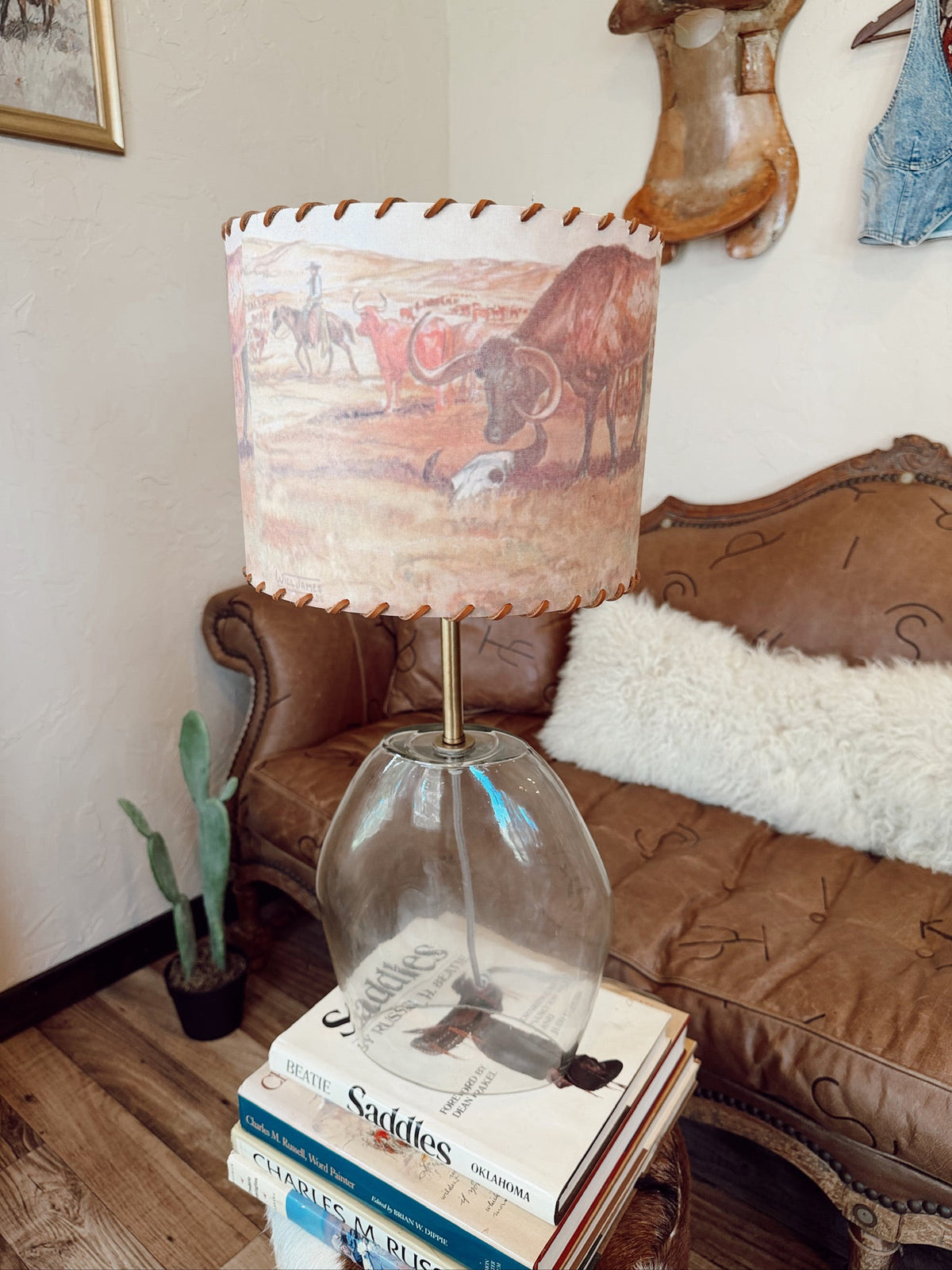 The Vintage Cattle Ranch Lampshade
