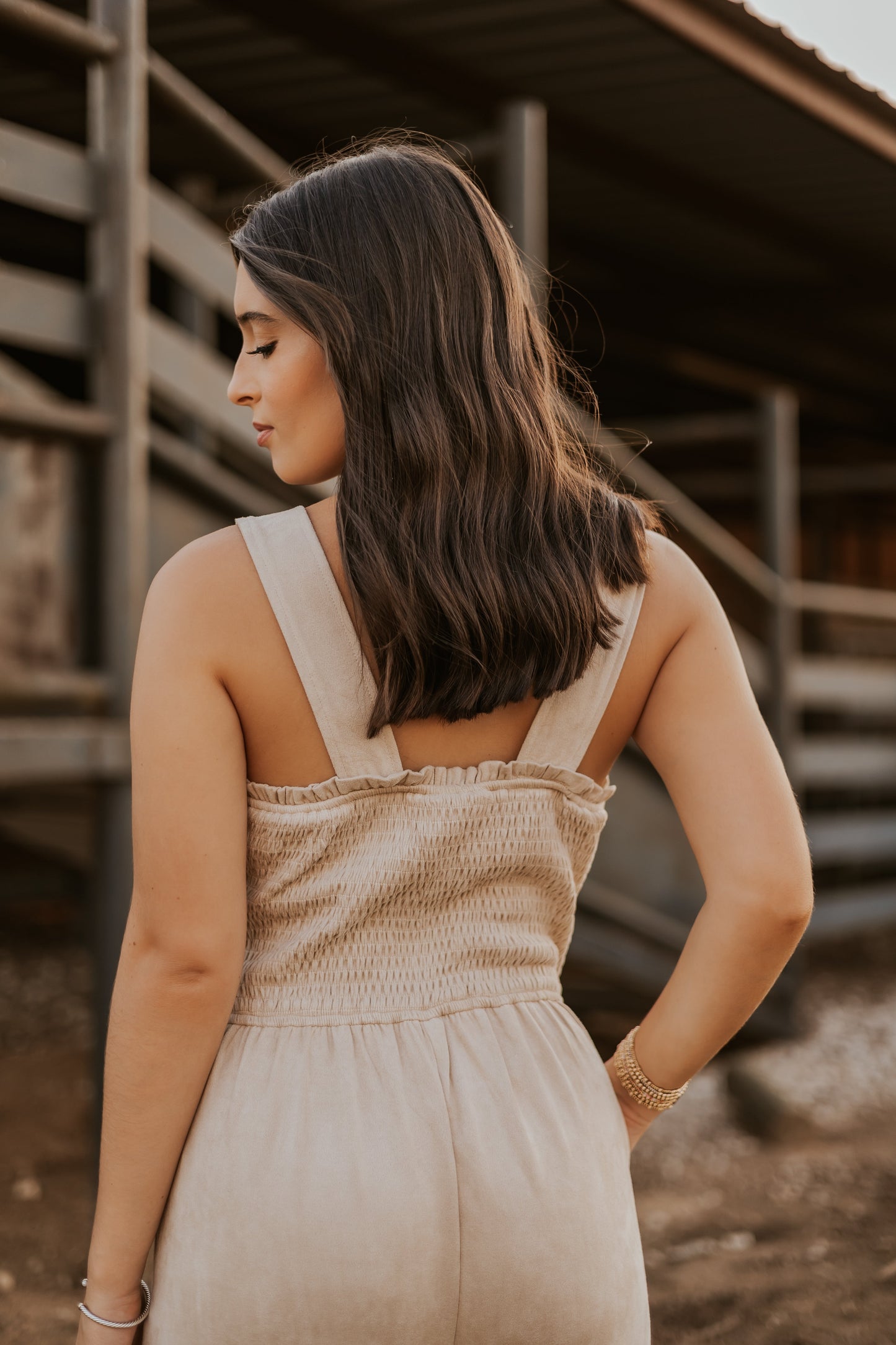 The Sierra Suede Jumpsuit