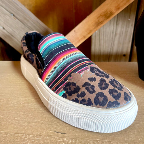 Leopard Serape Shoes