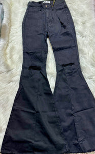 Black Flare Jeans - size 7